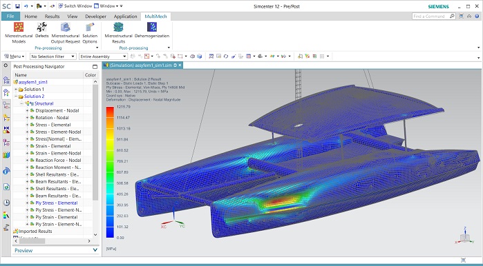 MultiMechanics will integrate MultiMech with Siemens’ Simcenter portfolio. © MultiMechanics 